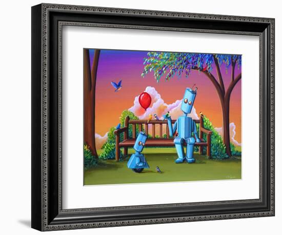 Making Friends-Cindy Thornton-Framed Premium Giclee Print