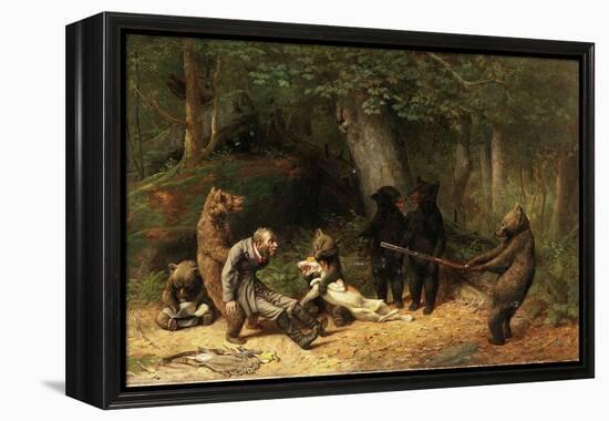 Making Game of the Hunter, 1880-William Holbrook Beard-Framed Premier Image Canvas