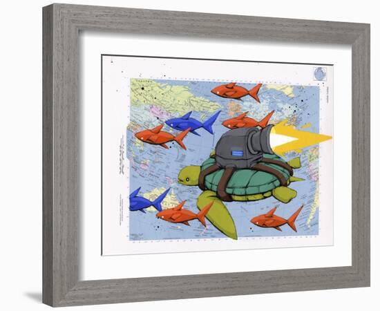 Making Good Time-Ric Stultz-Framed Giclee Print