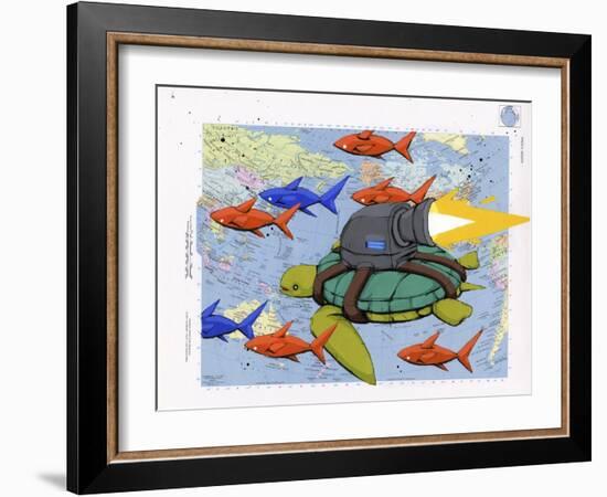 Making Good Time-Ric Stultz-Framed Giclee Print