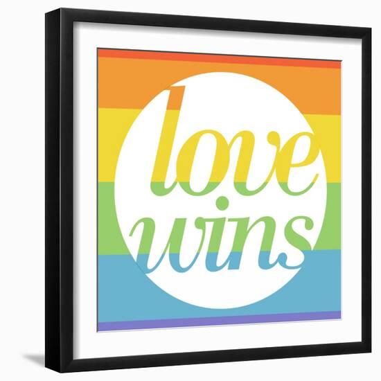 Making History - Love Wins-null-Framed Premium Giclee Print