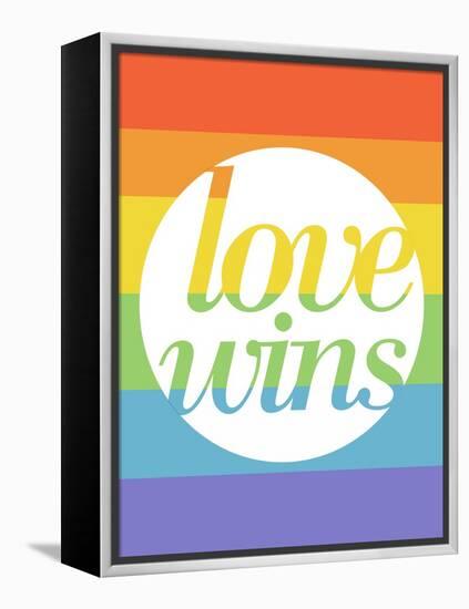 Making History - Love Wins-null-Framed Stretched Canvas