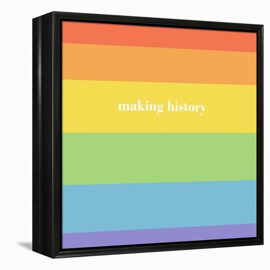 Making History - Love Wins-null-Framed Stretched Canvas