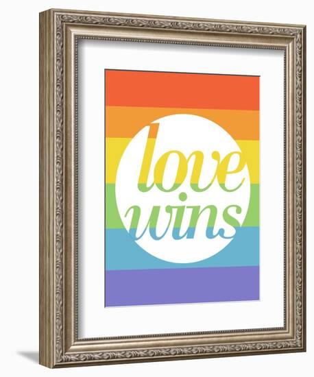 Making History - Love Wins-null-Framed Premium Giclee Print