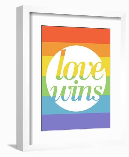 Making History - Love Wins-null-Framed Premium Giclee Print