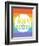 Making History - Love Wins-null-Framed Premium Giclee Print