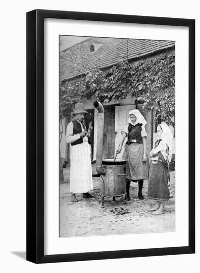 Making Jelly in Czinkota, Hungary, 1922-AW Cutler-Framed Giclee Print