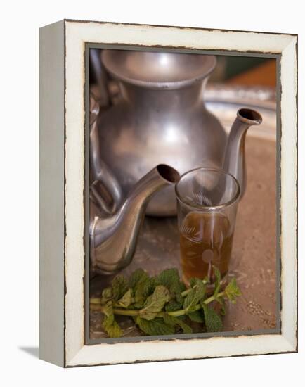 Making Mint Tea at Mohamed Attai Village in the Atlas Mountains, Morocco, North Africa, Africa-Frank Fell-Framed Premier Image Canvas