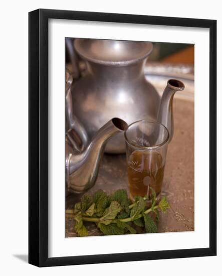 Making Mint Tea at Mohamed Attai Village in the Atlas Mountains, Morocco, North Africa, Africa-Frank Fell-Framed Photographic Print