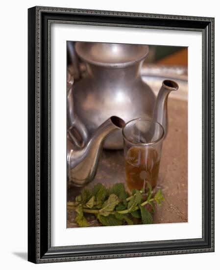 Making Mint Tea at Mohamed Attai Village in the Atlas Mountains, Morocco, North Africa, Africa-Frank Fell-Framed Photographic Print