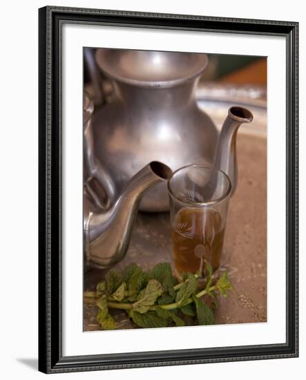 Making Mint Tea at Mohamed Attai Village in the Atlas Mountains, Morocco, North Africa, Africa-Frank Fell-Framed Photographic Print