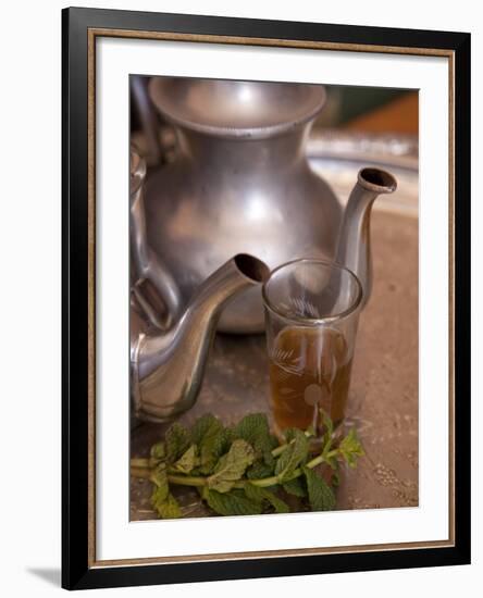 Making Mint Tea at Mohamed Attai Village in the Atlas Mountains, Morocco, North Africa, Africa-Frank Fell-Framed Photographic Print