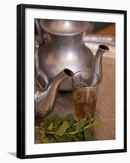 Making Mint Tea at Mohamed Attai Village in the Atlas Mountains, Morocco, North Africa, Africa-Frank Fell-Framed Photographic Print