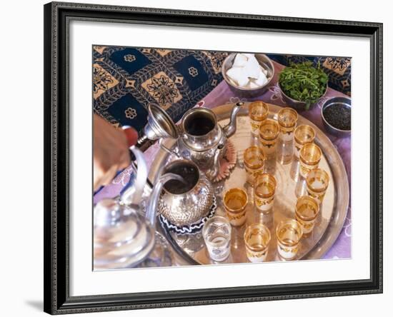 Making Mint Tea, Morocco-Peter Adams-Framed Photographic Print