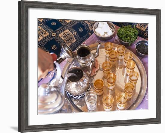 Making Mint Tea, Morocco-Peter Adams-Framed Photographic Print