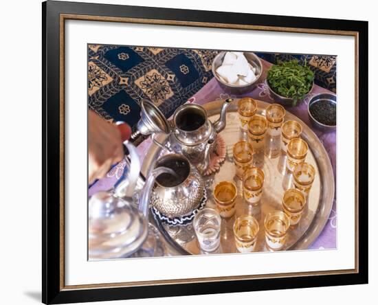 Making Mint Tea, Morocco-Peter Adams-Framed Photographic Print