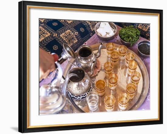 Making Mint Tea, Morocco-Peter Adams-Framed Photographic Print