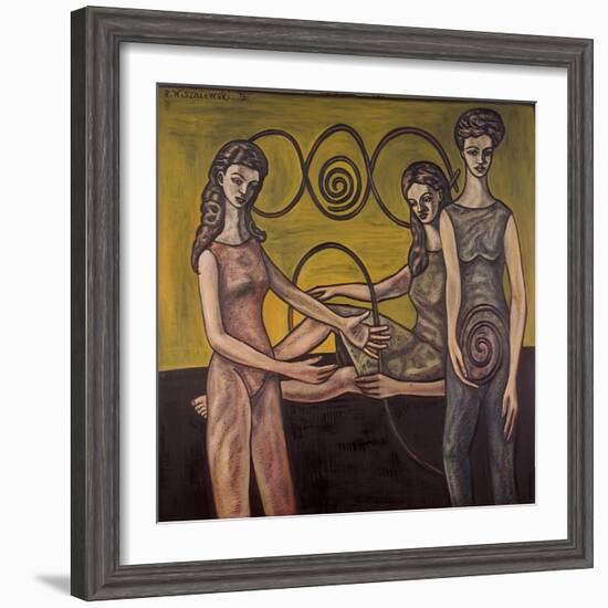 Making of Synoptics, 1994-Adrian Wiszniewski-Framed Giclee Print