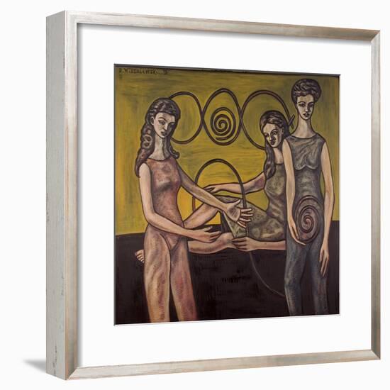 Making of Synoptics, 1994-Adrian Wiszniewski-Framed Giclee Print