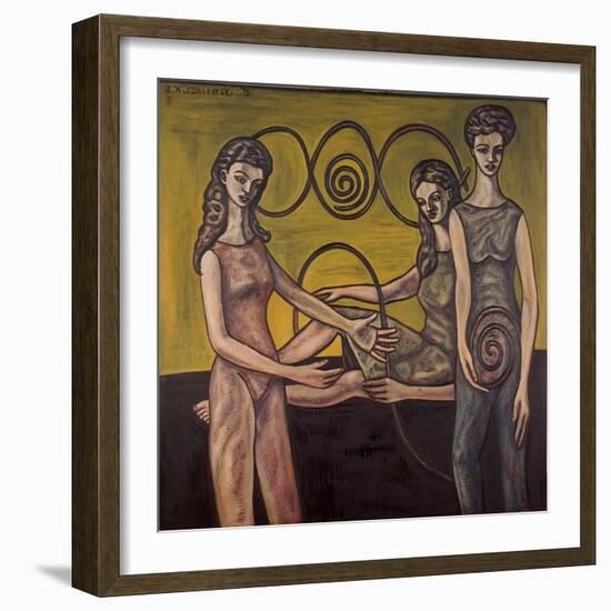 Making of Synoptics, 1994-Adrian Wiszniewski-Framed Giclee Print