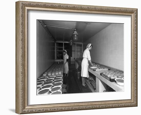 Making Pork Pies, Schonhuts Butchery Factory, Rawmarsh, South Yorkshire, 1955-Michael Walters-Framed Photographic Print