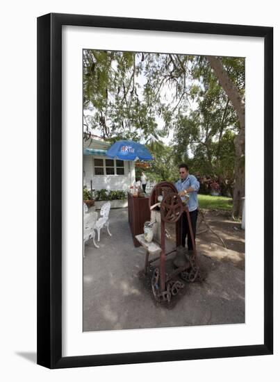 Making Sugar Cane Drinks at the Restaurant at the Ernest Hemingway Home in Havana, Cuba-Carol Highsmith-Framed Photo