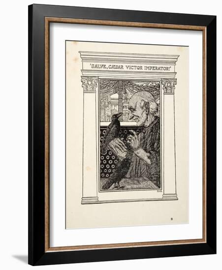 Making Sure, from A Hundred Anecdotes of Animals, Pub. 1924 (Engraving)-Percy James Billinghurst-Framed Giclee Print