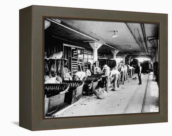 Making the Bodies for Model T Fords, 1915-null-Framed Premier Image Canvas