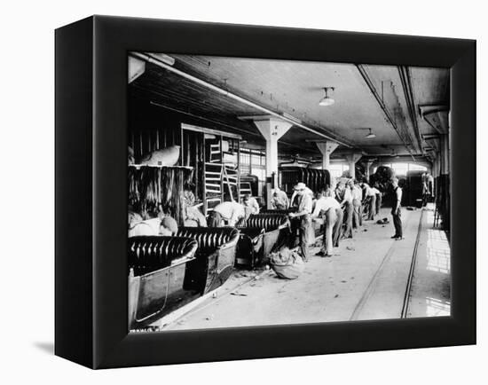 Making the Bodies for Model T Fords, 1915-null-Framed Premier Image Canvas