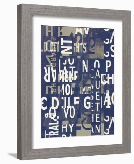 Making Words 1-Sara Abbott-Framed Art Print