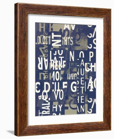 Making Words 1-Sara Abbott-Framed Art Print