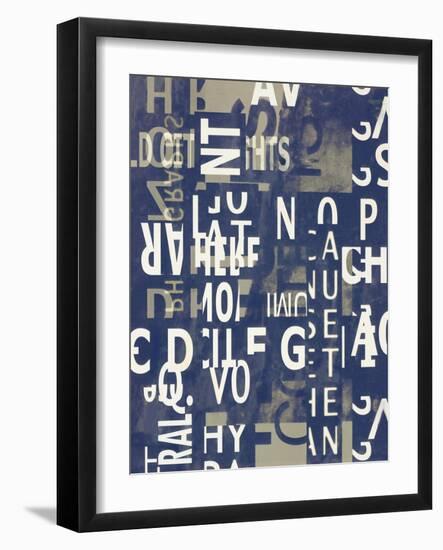 Making Words 1-Sara Abbott-Framed Art Print