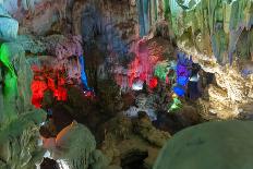 Cavern on Island, Ha_Long Bay, Vietnam-Maks08-Framed Premier Image Canvas