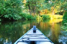 Kayak on a Small River-maksheb-Photographic Print