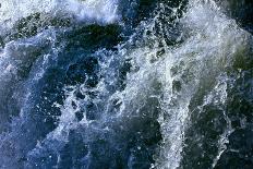 Oceanic Waves during Storm. Water Roll Forward and Boils at Shore. Tidal Bore Broke in Ugly Sea.-Maksimilian-Premier Image Canvas
