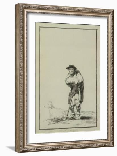 Mal Tiempo Pasas (Gouache)-Francisco Jose de Goya y Lucientes-Framed Giclee Print