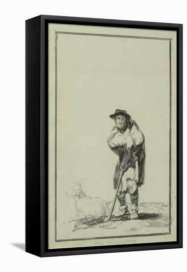 Mal Tiempo Pasas (Gouache)-Francisco Jose de Goya y Lucientes-Framed Premier Image Canvas