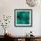 Malachite in Green and Blue-Danielle Carson-Framed Giclee Print displayed on a wall