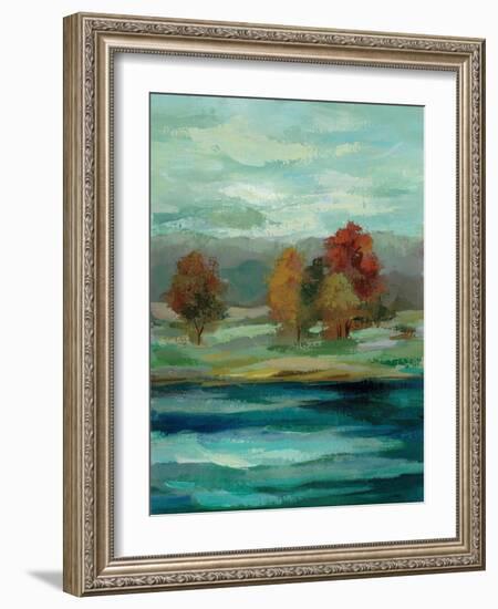 Malachite Lake I-Silvia Vassileva-Framed Art Print