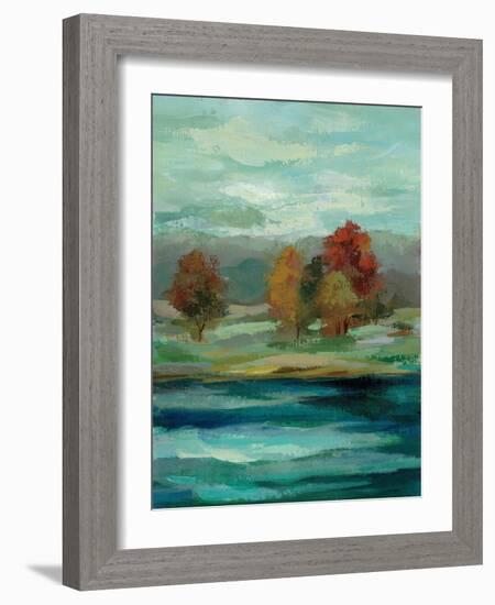 Malachite Lake I-Silvia Vassileva-Framed Art Print