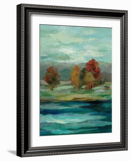 Malachite Lake I-Silvia Vassileva-Framed Art Print