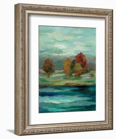 Malachite Lake I-Silvia Vassileva-Framed Art Print