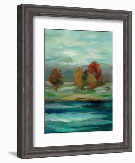 Malachite Lake I-Silvia Vassileva-Framed Art Print