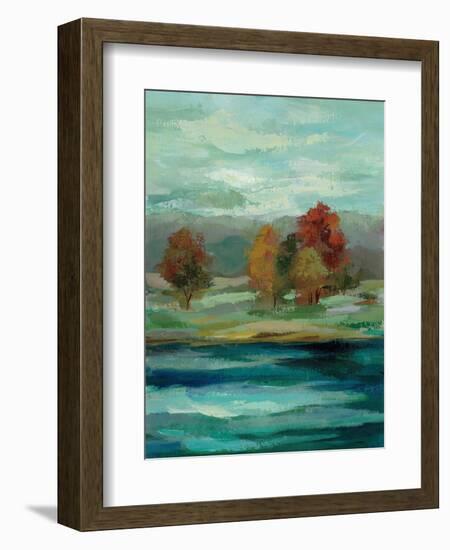 Malachite Lake I-Silvia Vassileva-Framed Art Print