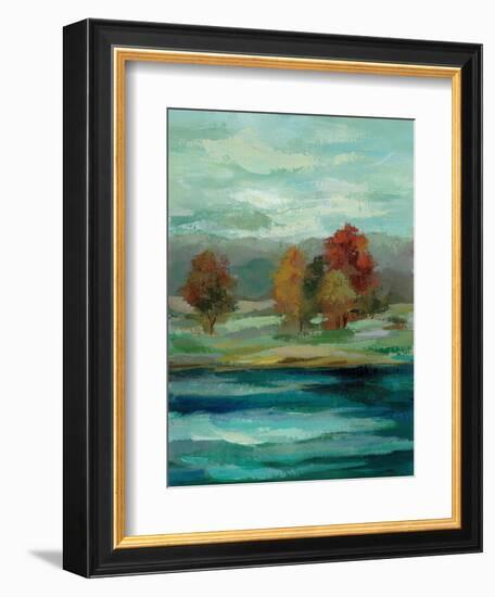 Malachite Lake I-Silvia Vassileva-Framed Art Print