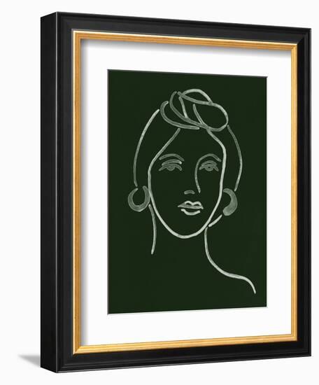 Malachite Portrait V-Melissa Wang-Framed Art Print