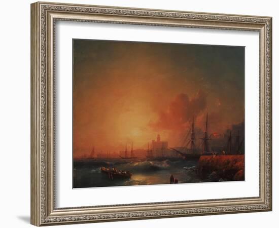 Malaga, 1854-Ivan Konstantinovich Aivazovsky-Framed Giclee Print