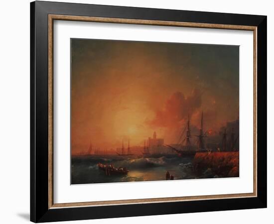 Malaga, 1854-Ivan Konstantinovich Aivazovsky-Framed Giclee Print