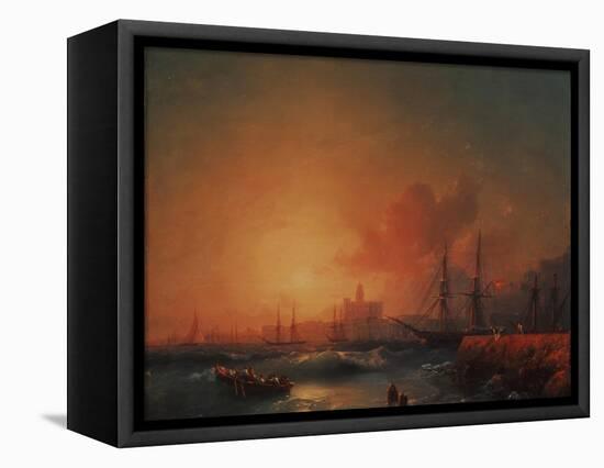 Malaga, 1854-Ivan Konstantinovich Aivazovsky-Framed Premier Image Canvas