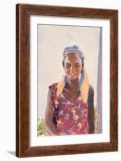 Malagasy Girl, 1989-Tilly Willis-Framed Giclee Print